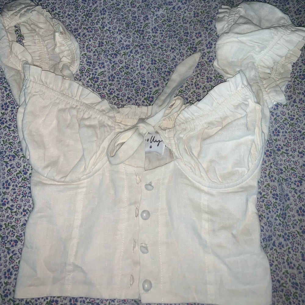 White Princess Polly Eloise Top